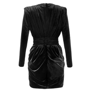 Waterfall Draped Dress