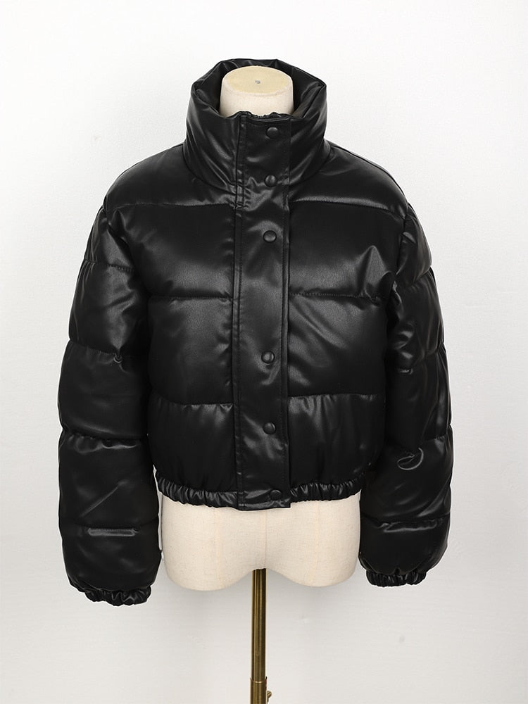 Lexi Parka Coat  Faux Leather Jackets