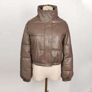 Lexi Parka Coat  Faux Leather Jackets