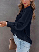 Load image into Gallery viewer, Turn-down Collar Blouse