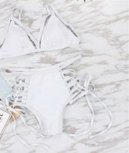 Load image into Gallery viewer, Strings and Tangs High Waist Bikini