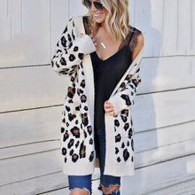 Load image into Gallery viewer, Long Leopard Cardigan