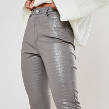 Load image into Gallery viewer, High Waist Faux Leather Pants