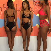 Load image into Gallery viewer, Strings and Tangs High Waist Bikini