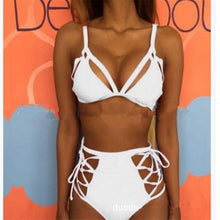 Load image into Gallery viewer, Strings and Tangs High Waist Bikini