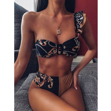 Load image into Gallery viewer, Animal Print High Waist Bikini