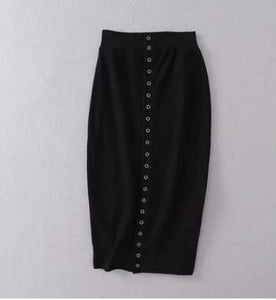 Knitted Front Button 2 Piece Set