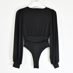 Deep V Neck Bodysuit