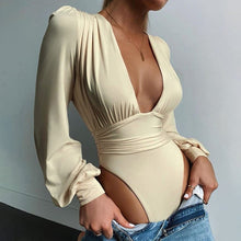 Load image into Gallery viewer, Deep V Neck Bodysuit