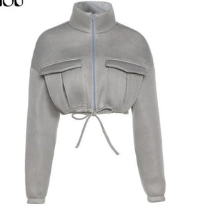 Trend Turtleneck Crop Jacket