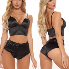 Load image into Gallery viewer, Satin High Waist Shorts