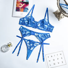 Load image into Gallery viewer, Lace Lingerie 3pcs
