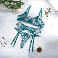 Load image into Gallery viewer, Lace Lingerie 3pcs