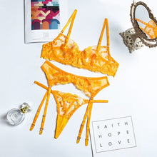Load image into Gallery viewer, Lace Lingerie 3pcs