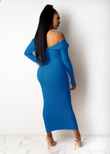 Load image into Gallery viewer, Solid Ribbed Maxi Knitted Dress