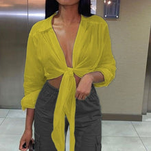 Load image into Gallery viewer, Tie Up Blouse