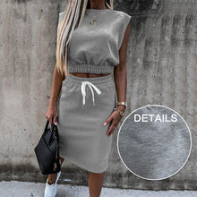 Load image into Gallery viewer, GT Solid Slim Skirts Set