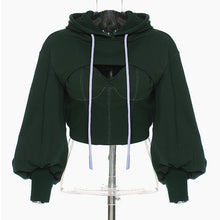Load image into Gallery viewer, Crop Hoodie