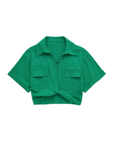 Front Knot Cropped