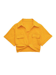 Front Knot Cropped