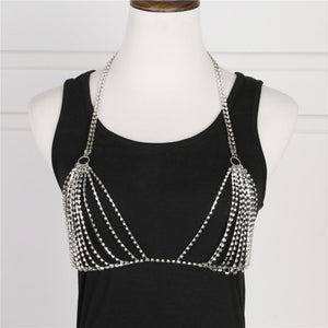 Rhinestone Bra