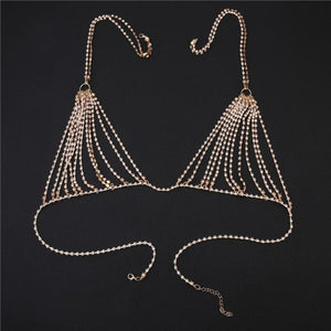 Rhinestone Bra