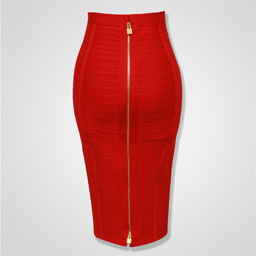 Bodycon Knee Length Bandage Skirt