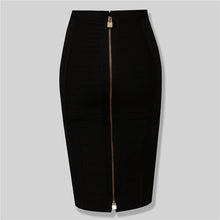 Load image into Gallery viewer, Bodycon Knee Length Bandage Skirt