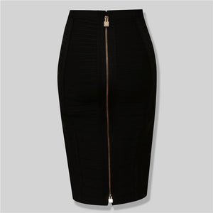Bodycon Knee Length Bandage Skirt