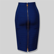 Load image into Gallery viewer, Bodycon Knee Length Bandage Skirt
