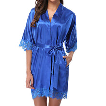 Load image into Gallery viewer, Lace Satin Nightwear