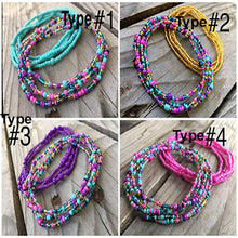 Load image into Gallery viewer, Double Strand Body Jewelry, African Waists Bead